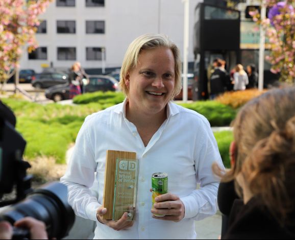 Frisdrank - foto onder knop