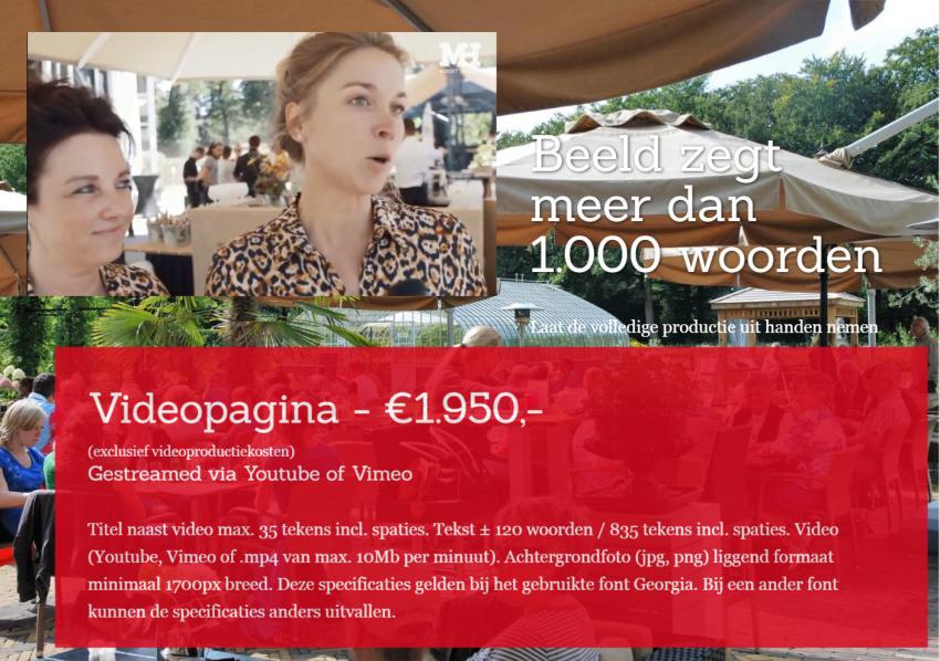 Afbeelding in kolom - proposities - Video